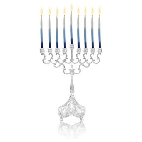 Majestic Giftware Silver-Plated Chanukkah Menorah