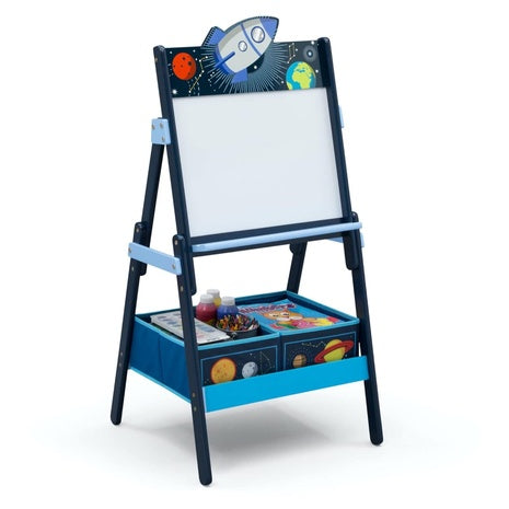Wooden Activity Easel with Storage