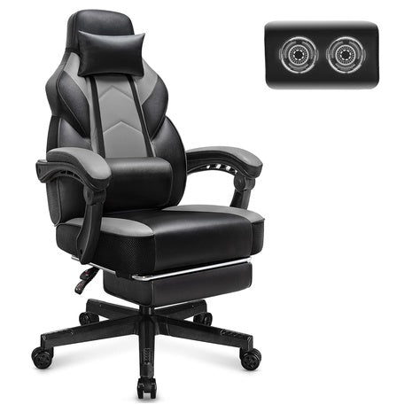 360-deg Swivel Seat Lumbar Support Gaming Chair