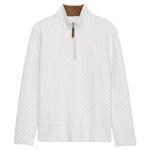 Men's Quilted Knit Half Zip Pullover