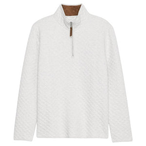 Men's Quilted Knit Half Zip Pullover