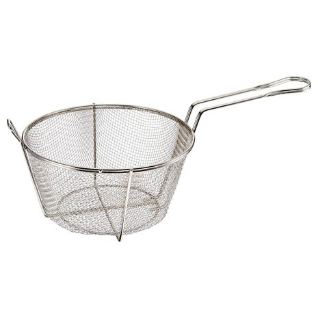 Winco 9 1/2" Round Wire Fry Basket