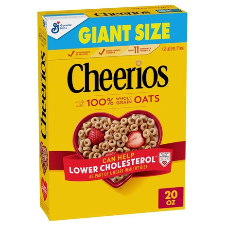 Giant Size Box Cheerios Cereal (20oz)