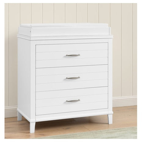 Phoebe 3 Drawer Dresser with Interlocking Drawers