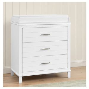 Phoebe 3 Drawer Dresser with Interlocking Drawers