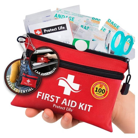 100 Piece Protect Life Survival First Aid Kit
