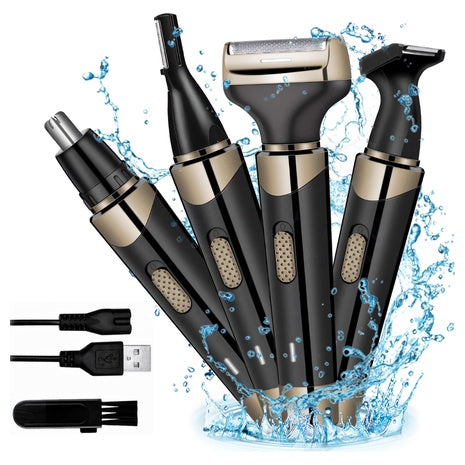 Unisex 4-in-1 Rechargeable Cordless Electric Shaver