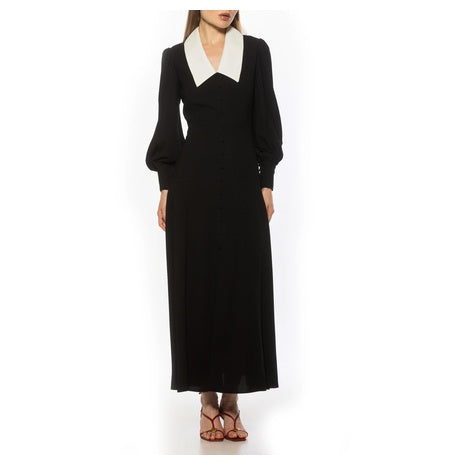Alexia Admor Collared Long Sleeve Maxi Dress (3 Colors)