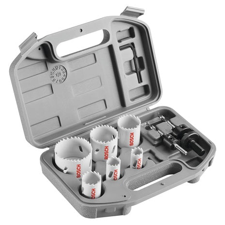 9-Piece Bosch HSBIM9 General-Purpose Bi-Metal Hole Saw Kit