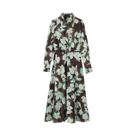 Printed Shirt Dress