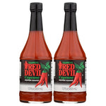2 Trappey’s Red Devil Hot Sauce Bottles