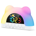 Kids Alarm Clock with Night Light and 10 Ringtones