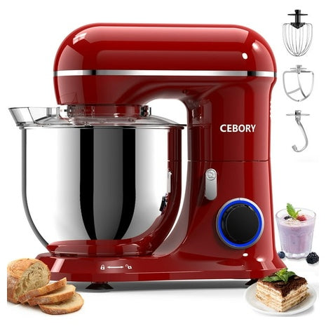 6.5 QT Tilt-Head 10-Speed Food Mixer