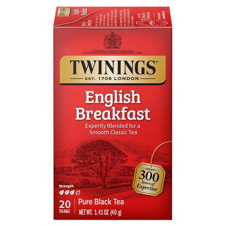 20 Twinings English Breakfast Tea Bags