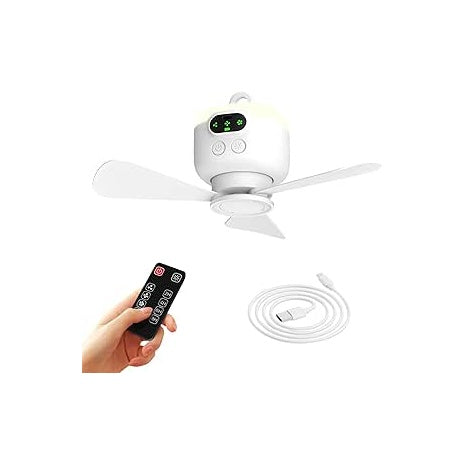 2 Rechargeable Camping Fans