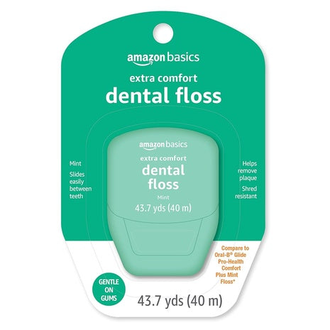 Amazon Basics Extra Comfort Mint Dental Floss