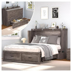 Murphy Bed Cabinet With Charging Station (Full-Size)