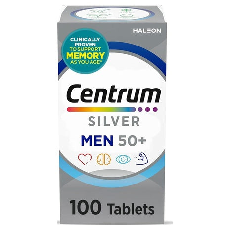 100-Count Centrum Silver Men's 50+ Multivitamin Tablets