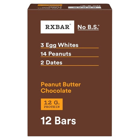 12 Bars Peanut Butter Chocolate