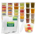 60 Food Storage Containers with Lids