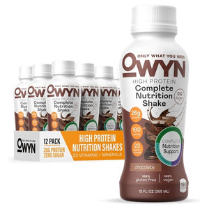 12-Pack OWYN Chocolate Protein Shakes (OU-DE)