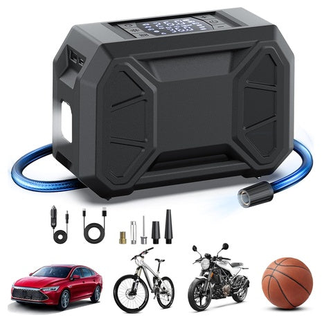 25,000mAh Dual Power Tire Inflator Air Compressor