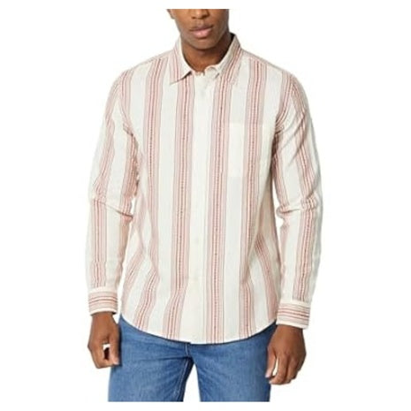 Amazon Essentials Men's Regular-Fit Linen Blend Shirt
