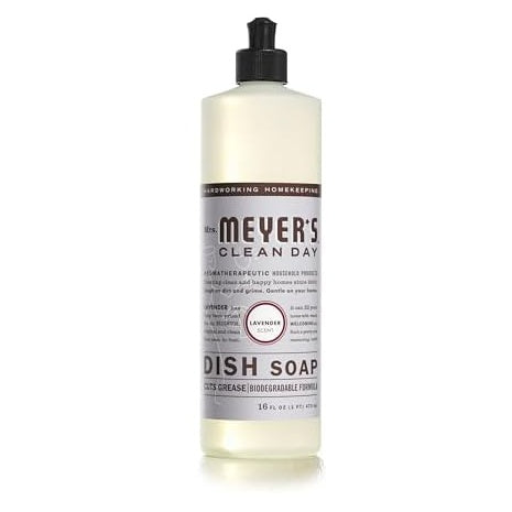 Mrs. Meyer's Clean Day Liquid Dish Soap (16oz)