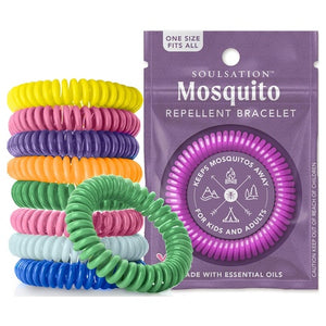 25-Pack Mosquito Repellent Bracelets