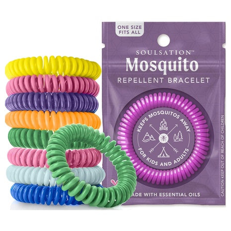 25-Pack Mosquito Repellent Bracelets