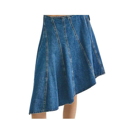 Denim Midi Skirt