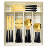 24-Piece Flatware Set with Organizer
