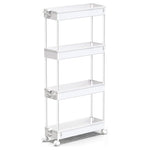 4-Tier Slim Rolling Storage Cart