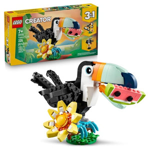 LEGO Creator 3-in-1 Wild Animals: Tropical Toucan Building Toy Kit
