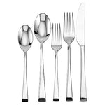 20-Piece Mikasa Rockford Stainless Steel Flatware Set