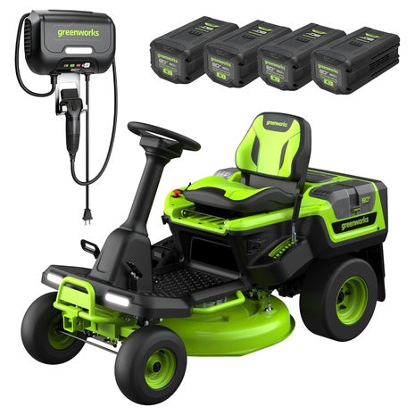 Greenworks 80V 30" Cordless Riding Lawn Tractor