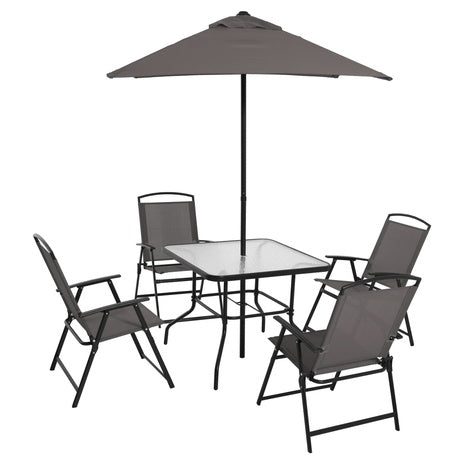 6-Piece Outdoor Patio Dining Set (5 Colors)