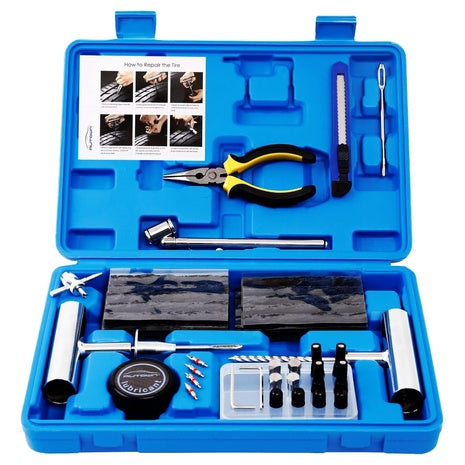 68-Piece AUTOWN Universal Heavy Duty Tire Repair Kit