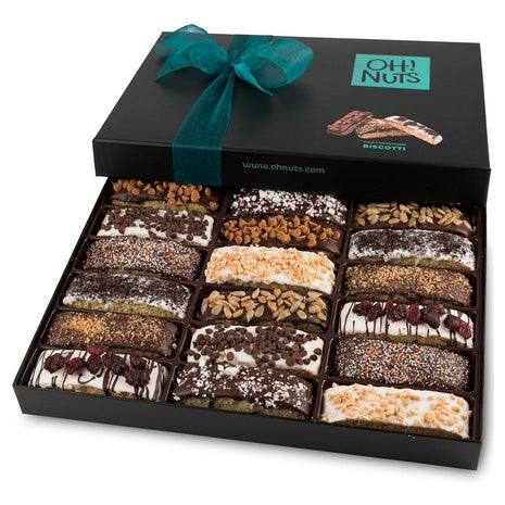 18 Oh! Nuts Chocolate Biscotti Gift Basket
