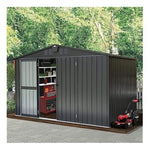 10ft X 8ft Ritsu Outdoor Storage Shed With Lockable Door