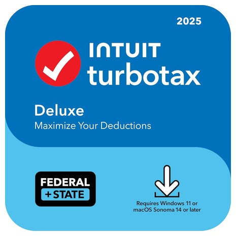 TurboTax Desktop Deluxe 2025 (Federal + State)