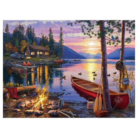 1000 Piece Canoe Lake Puzzle
