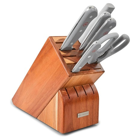 7 Piece Wüsthof Gourmet Knife Block Set