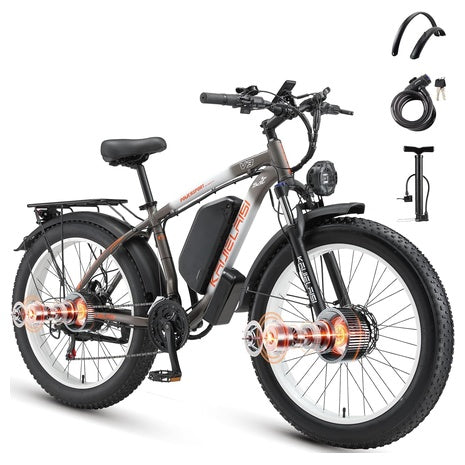 4000W AWD Dual Motor Electric Bike For Adults