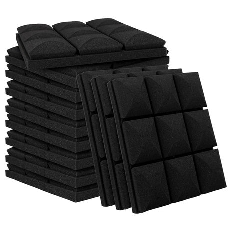 6-Pack Sound Proof Acoustic Panels 12 X 12 X 2 Inches