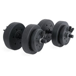 40lb Adjustable Vinyl Dumbbell Set