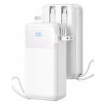 50000mAh Lhuoed Portable Power Bank W/ Built-in Wall Plug & Cables