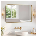 Gold Framed Bathroom Mirror