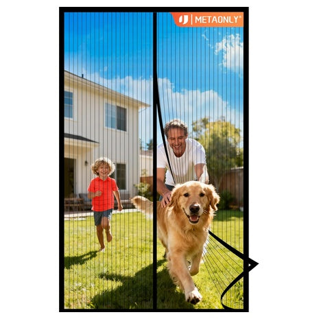 Magnetic Mesh Screen Door