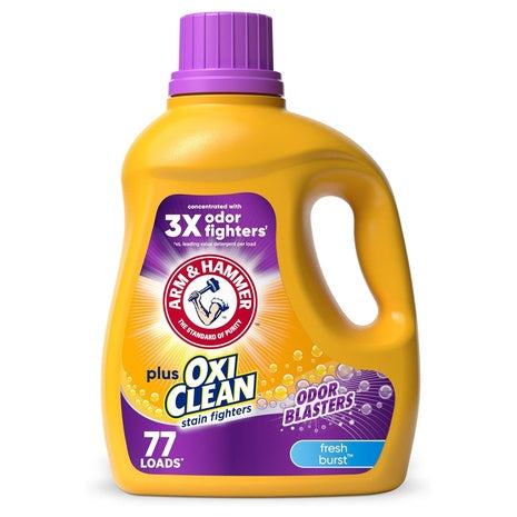 77 Load Arm & Hammer + OxiClean Odor Blasters Laundry Detergent